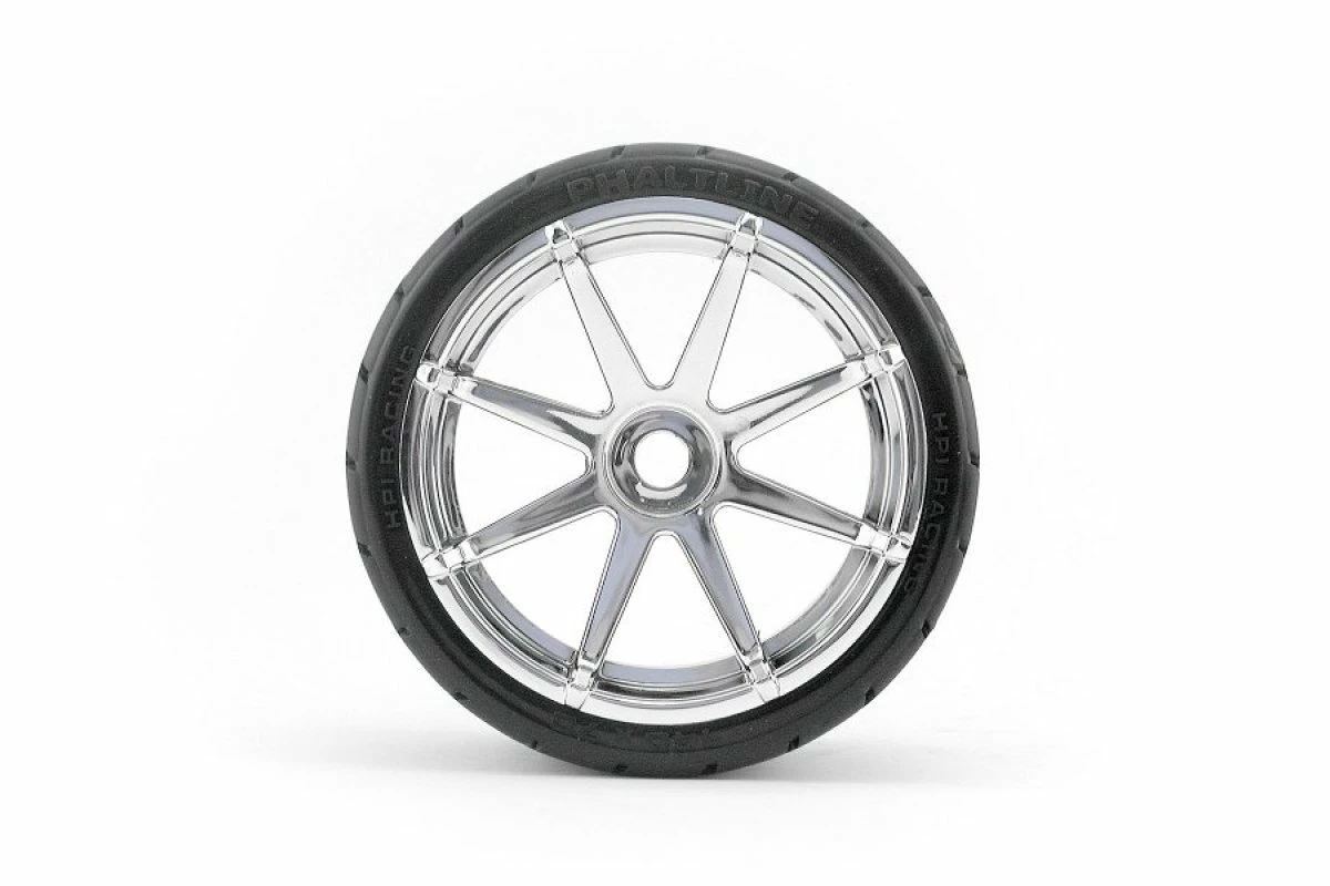 4729 | HPI 4.2" Savage Phaltline Tyres On Chrome Blast Rims - Glued Wheels 2Pcs 6 4729 | HPI 4.2" Savage Phaltline Tyres On Chrome Blast Rims - Glued Wheels 2Pcs - Image 4