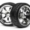 4738 | HPI 1.9" RS4 Sport 3 T-Grip Tyres On Rays 57S-Pro Chrome Rims - Glued Wheels 2Pcs -Hot Sale HPI Shop HPI 4738 1200x800 1