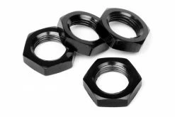 67492 | HPI Black Aluminium 12mm (17mm Hex) Serrated Wheel Nuts 4Pcs