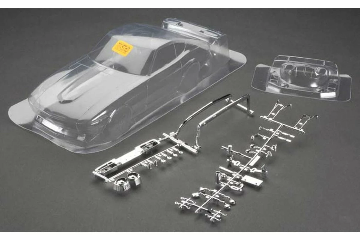 7210 | HPI 1/10 Datsun 240Z True Ten Clear Unpainted Body Shell 3 7210 | HPI 1/10 Datsun 240Z True Ten Clear Unpainted Body Shell