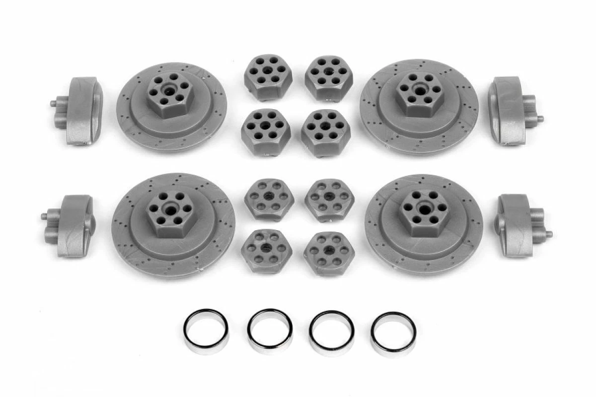 85608 | HPI E10 Hex Hub Set 3 85608 | HPI E10 Hex Hub Set
