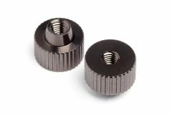 86969 | HPI 3mm Gunmetal Aluminium Thumb Nuts 2Pcs