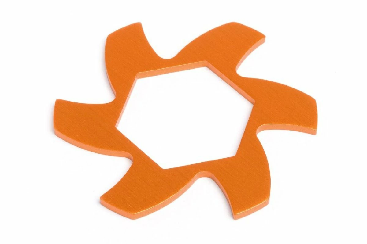 87486 | HPI 5B/5SC/5T Baja 5B/5SC/5T Orange Aluminium Brake Disc Fin 3 87486 | HPI 5B/5SC/5T Baja 5B/5SC/5T Orange Aluminium Brake Disc Fin