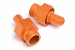 87493 | HPI Baja 5B/5T/5SC 24mm Orange Aluminium Front Hex Hubs 2Pcs