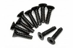 94305 | HPI 3x12mm Coarse Thread Countersunk Head Screws 10Pcs
