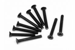 Z348 | HPI 3x24mm Fine Thread Countersunk Head Screws 10Pcs