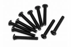 Z357 | HPI 3x20mm Fine Thread Button Head Screws 10Pcs