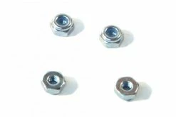Z662 | HPI 2mm Silver Nyloc Nuts 4Pcs