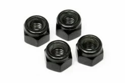 Z665 | HPI 5mm Black Nyloc Nuts 4Pcs