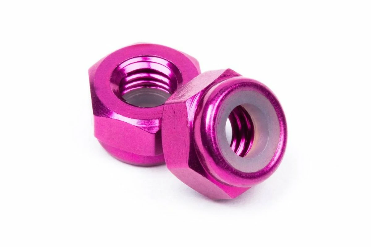 Z867 | HPI 4mm Purple Aluminium Nyloc Nuts 10Pcs 3 Z867 | HPI 4mm Purple Aluminium Nyloc Nuts 10Pcs